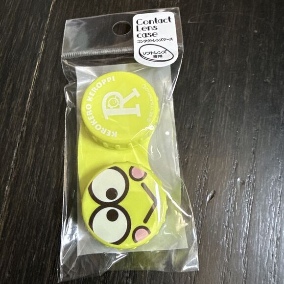 New Sanrio KEROKEROPI Keroppi Contact Lens Case Imported from JAPAN - Picture 3 of 5